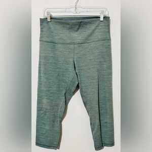 Lululemon Athletica Sage Green Cropped Leggings
